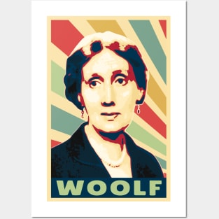 Virginia Woolf Vintage Colors Posters and Art